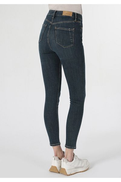 Colin's 760 Dıana Skinny Fit Pantaloni de damă cu talie înaltă, cu picioare înguste, albaștri