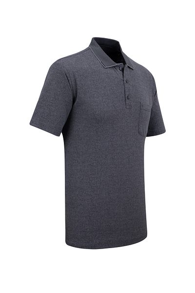 Çizgi Triko Ανδρικό μπλουζάκι Polo Neck Classic Fit με τσέπη - 5116
