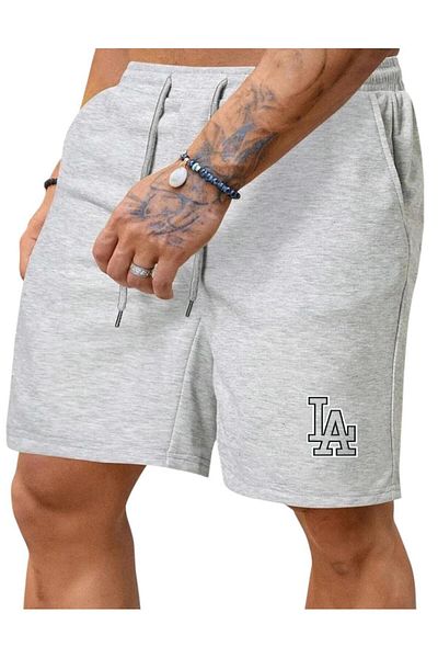 Eşofmania Ανδρικό καλοκαιρινό κοντό σορτς LA Printed Casual Wear