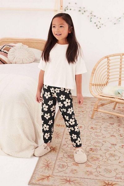 Motebarn Wear Girl's New Season Tights Plain Basic Bottom-Top Set White
