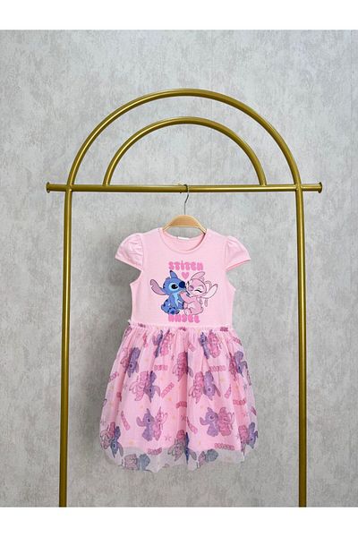 GAist Kids Baby Girl's Stitch Model Tulle Skirted Dress