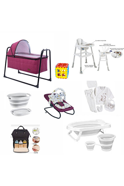 alderon baby TREND BEBEK SETİ BEŞİK ANA KUCAĞI MAMA SANDELYESİ KÜVET SETİ HASTANE ÇIKIŞI