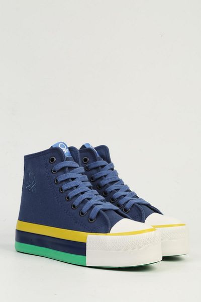 Benetton Navy Blue Women's Sports Shoes Bn-30944