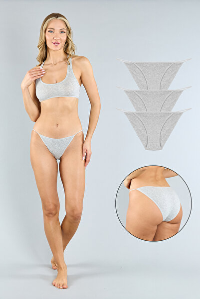 ATUTİS Pamuklu String Klasik Kesim Külot 3'lü Paket