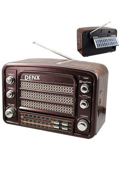 Denx راديو ومكبر صوت يعملان بالطاقة الشمسية عالي الدقة DX2439