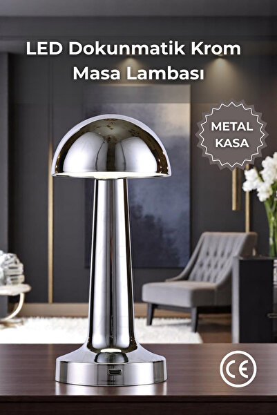 Genel Markalar LED Dokunmatik Metal Masa Lambası