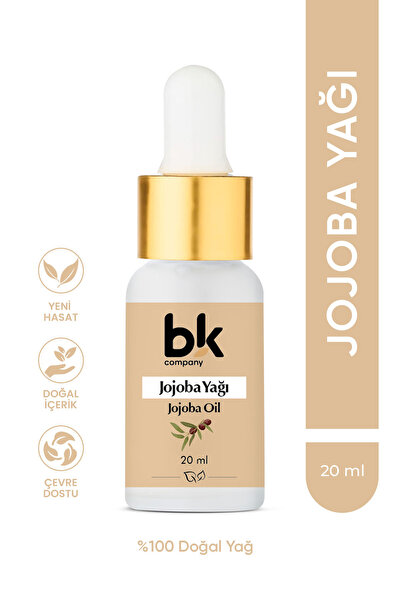 BK COMPANY Jajoba Yağı %100 Saf - Doğal Nem Bariyeri, Cilt Dengeleyici Serum ...