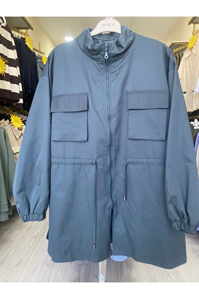 SAY BUTİK Astarlı trenç kot