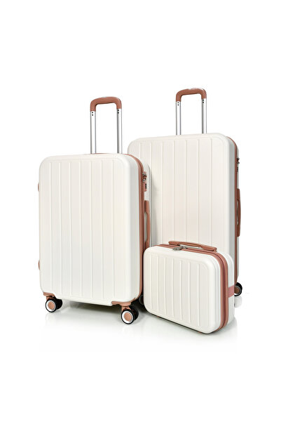 MORANO Morano 4-Piece Luggage Set Durable and Lightweight Spinner Wheeled Suitcase with Numbered Security Lock