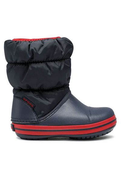Crocs Cizme de iarnă WINTER PUFF BOOT KIDS pentru copii - cizme de zăpadă unisex albastre