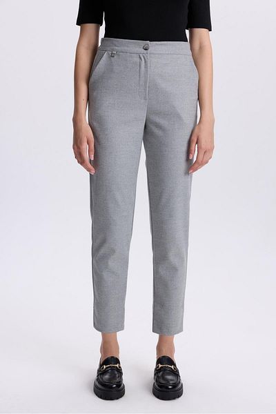 Zühre Γκρίζα Skinny Παντελόνια P-0203