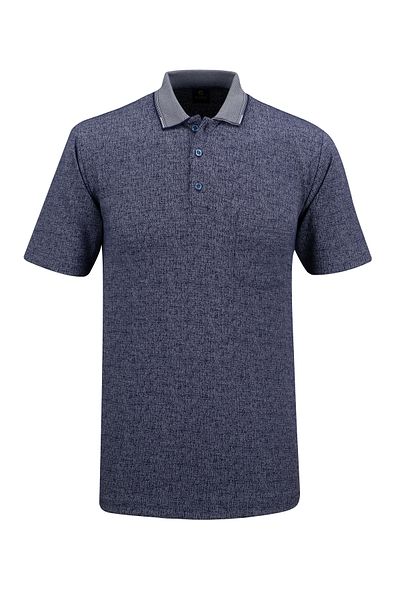 Çizgi Triko Ανδρικό μπλουζάκι Polo Neck Classic Fit με τσέπη - 5116