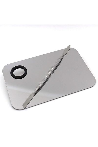 OEM Rectangular Palette With Stainless Steel Spatula For Mixing Makeup