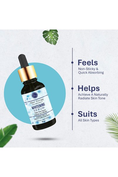 Hair Energy Absolute Radiance Facial Whitening Serum with Vitamin B3 | for All Skin Types | 30ml