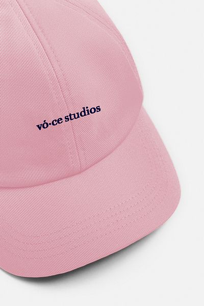 voce studios Powder Pink Gabardine Hat