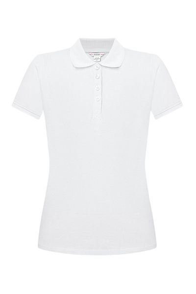 Guess Tricou polo de damă ES SS GUESS LOGO PIQ alb