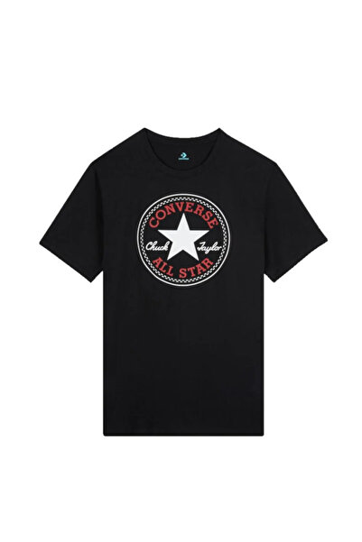 Converse Go-To All Star Patch Logo Unisex Negru tricou