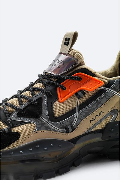 Avva Men's Mink Flexible Sole Sneaker A32y8000