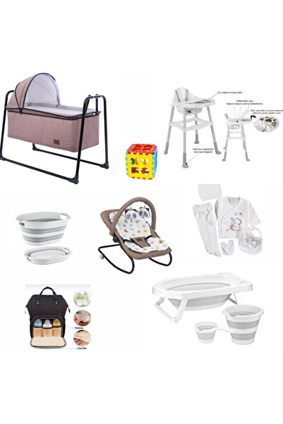 alderon baby TREND BEBEK SETİ BEŞİK ANA KUCAĞI MAMA SANDELYESİ KÜVET SETİ HASTANE ÇIKIŞI