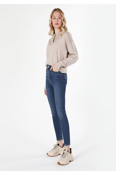 Colin's Pantaloni de damă din denim cu talie înaltă 760 Diana - Cl1061436