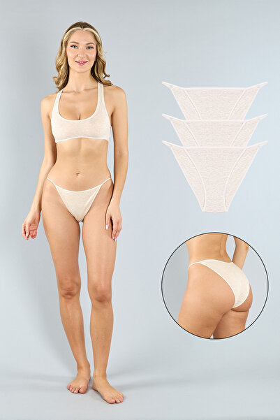 Pamuklu String Klasik Kesim Külot 3'lü Paket