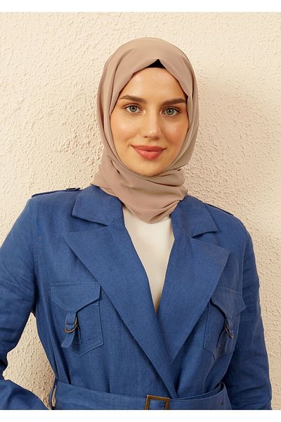 FRESCO SCARFS Hijab Hijab Medina Silk Shawl*sand Beige