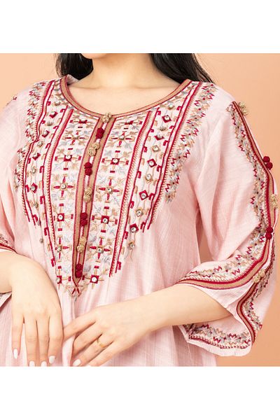IKKXA Classic Embroidery Jalabiya