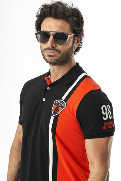 Tony Montana Μπλουζάκι 100% βαμβακερό Polo Neck Yacht Club Collection-PL-2475