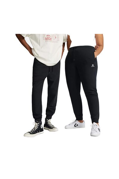 converse Pantaloni unisex SC EMB CLASSIC PANT FT/BB Negri