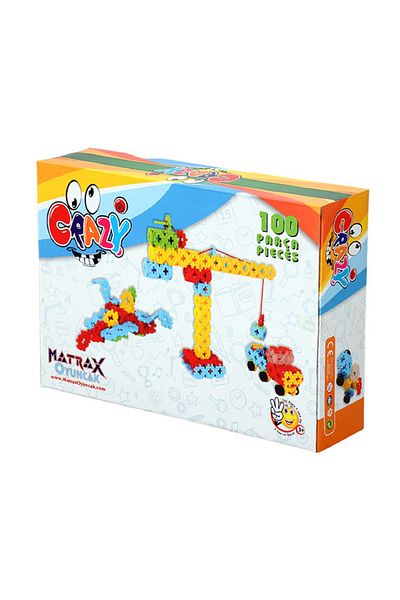 Matrax مكعبات إبداعية مجنونة 100 قطعة