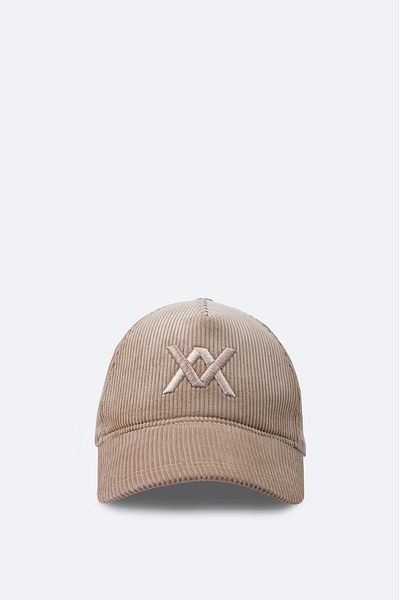 Avva Men's Mink 100% Cotton Velvet Sports Hat with Embroidery Detail on the Front A32y9213