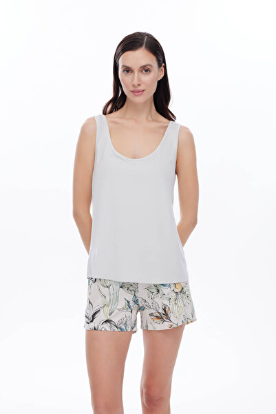 Hays Kadın Viskon Kolsuz Kalın Askılı Atlet Pijama Üstü