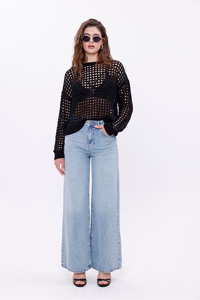 Figo Perforated Women's Blouse