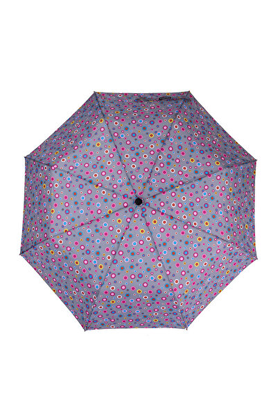 Biggbrella Mor Otomatik Desenli Şemsiye