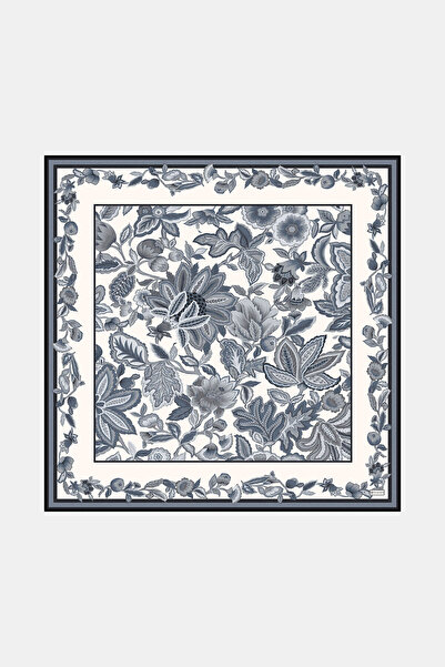 Vakko وشاح حريري من نسيج التويل - 2799-87 أنثراسيت