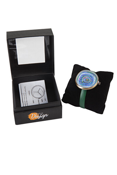 Biggdesign Evil Eye Leather Wristwatch by Canan Barber