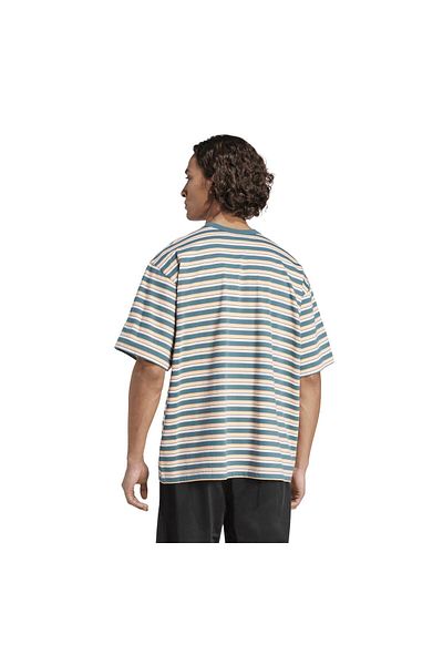 adidas Kb8357-E Adidas Stripe Tee Men's T-Shirt Green