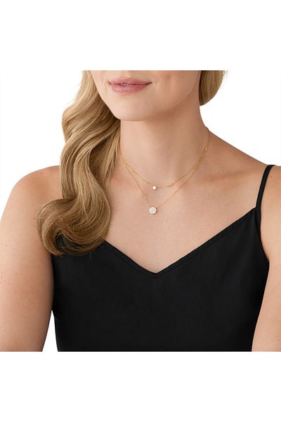 Michael Kors Premium 925 Sterling Silber Goldfarbene Kette Mkc1591an710