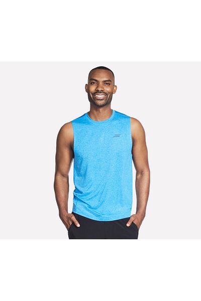 SKECHERS Tricou GODRI CHARGE MUSCLE TANK albastru pentru bărbați