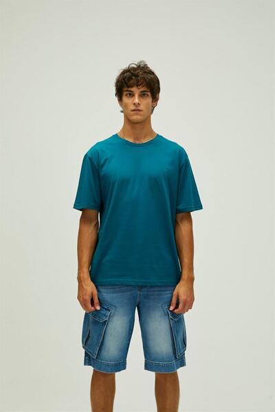 Bad Bear Erkek Tişört Petrol Mavi T-shirt Lıber T-shirt 22.01.07.052