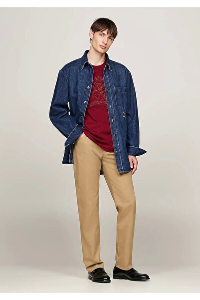 Tommy Hilfiger DENTON 5PKT 1985 PIMA COTTON Erkek Haki Pantolon MW0MW36429RBC