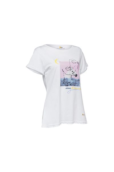 Biggdesign Faces Dreamer Women's T-shirt - Slim Design