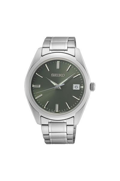 Seiko herren Uhr Silber SUR527P1