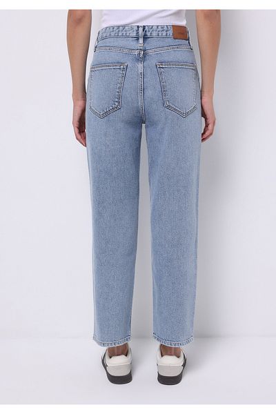 Colin's Straight Fit High Waist Straight Leg Women's Indigo Jean Trousers