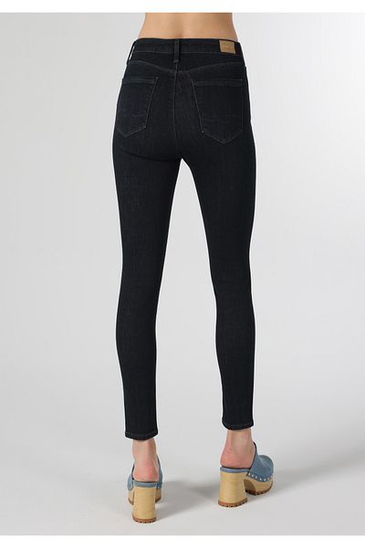 Colin's Pantaloni skinny cu talie mijlocie, cu picioare înguste, pentru femei, indigo