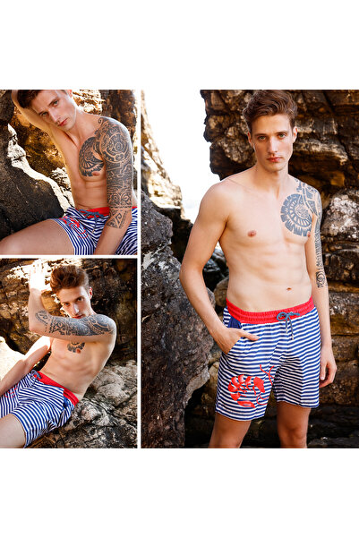 ANEMOSS Shrimp Men's Sea Shorts