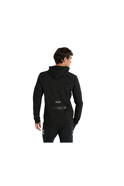 hummel Ανδρικό casual μπουφάν Inter Zip Hoodie 921257-2001 Μαύρο