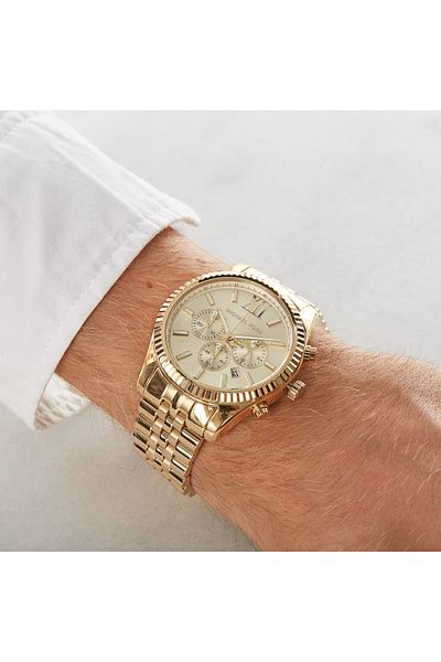 Michael Kors Herren Uhr Gold Mk8281