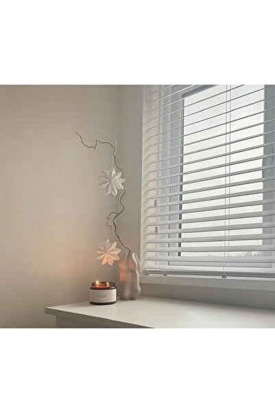 ömer ilhan beyaz ahşap jaluzi perde silinebilir gerçek ahşap