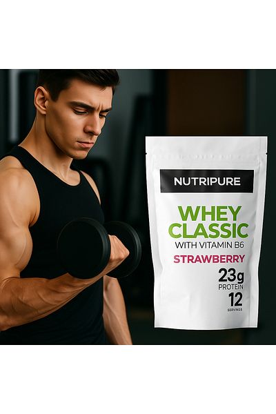 Nutripure Doypack Whey Classic 480 g - Strawberry